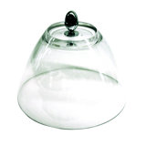 Palace Cloche with Knob - 12 Pieces - Clear