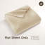 Drap plat 100% coton lavé MooMee-107894589-107894588