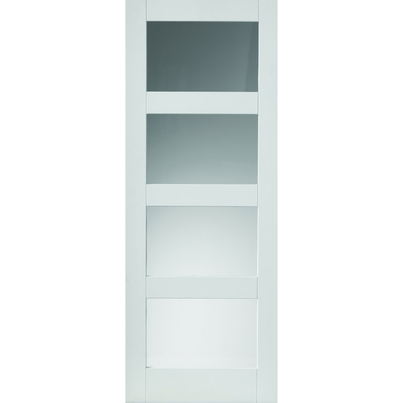Montserrat Internal Door Primed, 198.1cm H x 76.2cm W x 3.5cm D