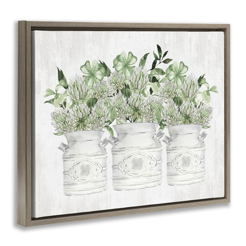 Cadre flottant Rustic Spring Shamrock Assortments, Cadre flottant orme Montalcino, H 17 po x l 21 po