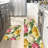 Tulip Floral Pattern, 2 Pcs Non Slip Kitchen Mats