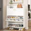 22 Pair Solid Wood Shoe Storage Cabinet-2087855345