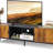 Console With Open Shelf And 2 Cabinets For