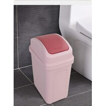 https://assets.wfcdn.com/im/16240067/resize-h210-w210%5Ecompr-r85/1955/195541373/Pink+2.6+Gallons+Plastic+Swing+Top+Waste+Basket.jpg