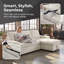Canapé modulaire inclinable avec lit escamotable Lesniak-34862985