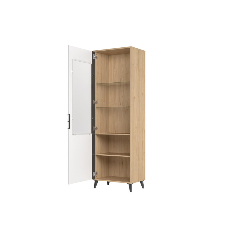 Nasibe China 1-Door Cabinet, Left