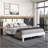 Queen Platform Bed - White