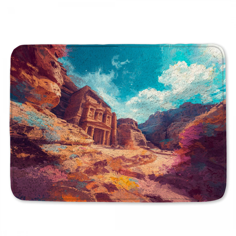 Tapis pour salle de bain Ancien Petra, 34in W x 21in L
