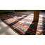 Tribal Geometric Antique Colorful Caucasian Soumak Saddle Rug