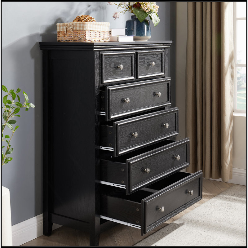 dresser living spaces Neutral Dressers & Chests inviting wood grain texture finds exquisite equilibrium with the clean Modern 9-Drawer Wood Dresser -