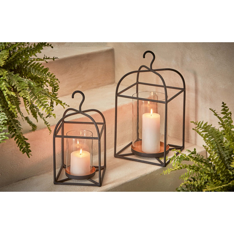 Pilier de table en fer, H 17 po x l 9 po x P 9 po