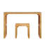 Petit ensemble de table et banc de salle à manger en pin et table de salle à manger en pin pour entrée, salon, cuisine et chambre à coucher