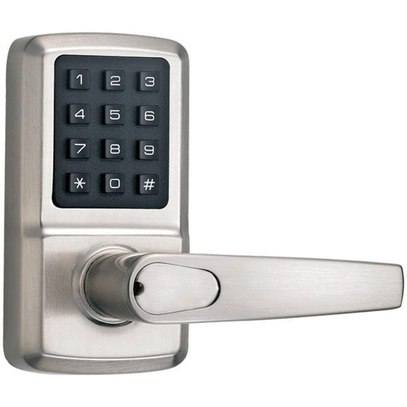 Keyless Entry Door Lever, Left, Brass