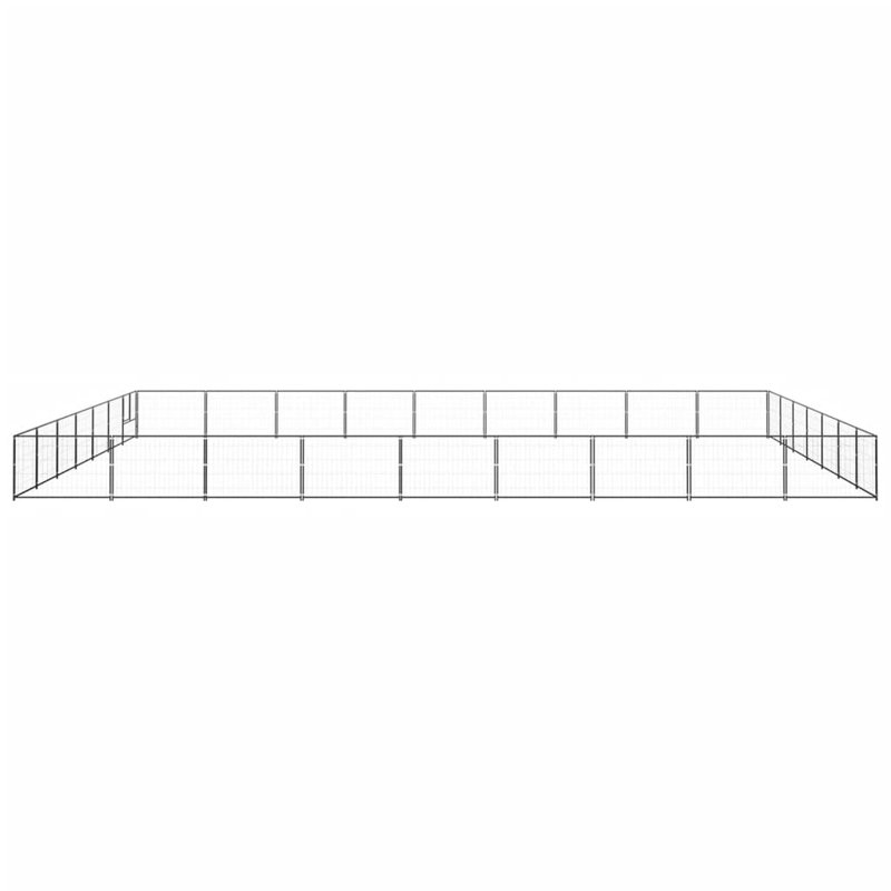 Hudson Steel Exercise Pen With Door, Black, 70cm H x 900cm W x 700cm D