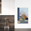 Affiche murale représentant une porte urbaine historique abstraite d'architecture contemporaine.-97532962