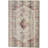 Asuna Kira Oriental Machine Made Polypropylene Area Rug in Ivory/Red/Gray-312980374
