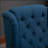 Button-Tufted Accent Chair with High Wingback