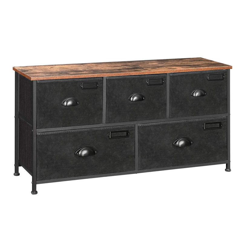 Akorede 100cm W 5 - Drawer Chest of Drawers