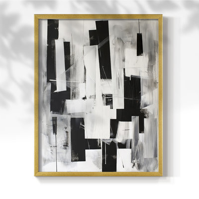 ABSTRACT Series XLII - Impression encadrée de qualité supérieure - Prêt à être accroché - Aucun clou requis