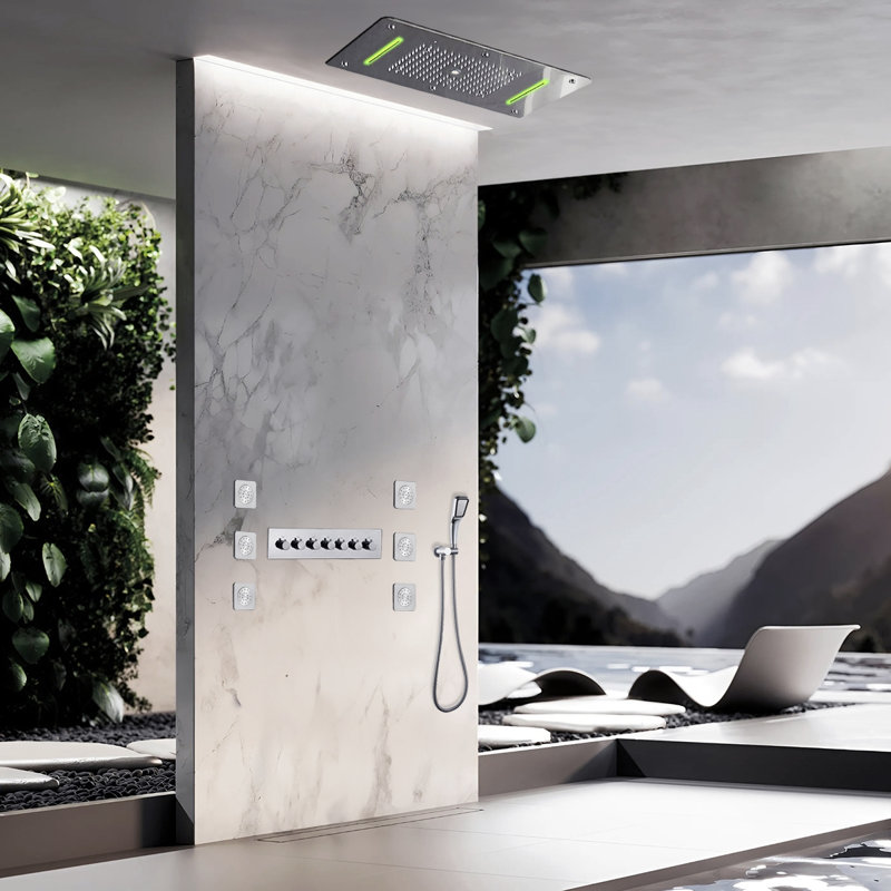 Fontana Reno Brass Multi-Function Shower System (FS6121BS)