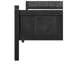 Cadre de lit plateforme simple avec tête et pied de lit - Lit de ferme de style shaker en bois noir pour enfants et adultes-374451594-374451597