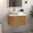 24" Wall-Mounted Floating Bathroom Vanity With Sink-1372499660