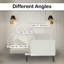 Canapé-lit simple en similicuir Eustachia-826570680