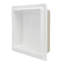 Niche de douche encastrée en céramique blanche Uni-Green, étagère murale intégrée imperméable pour petites salles de bain-130668745