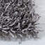 Tapis gris touffeté et fabriqué à la main Chamira-118467075
