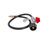 Régulateur de propane et tuyau Nexgrill 36 po - Régulateur de gaz propane réglable 10 PSI avec connecteur mâle 1/8 po - Convient aux friteuses, grils, brûleurs - Noir, modèle 711-0010