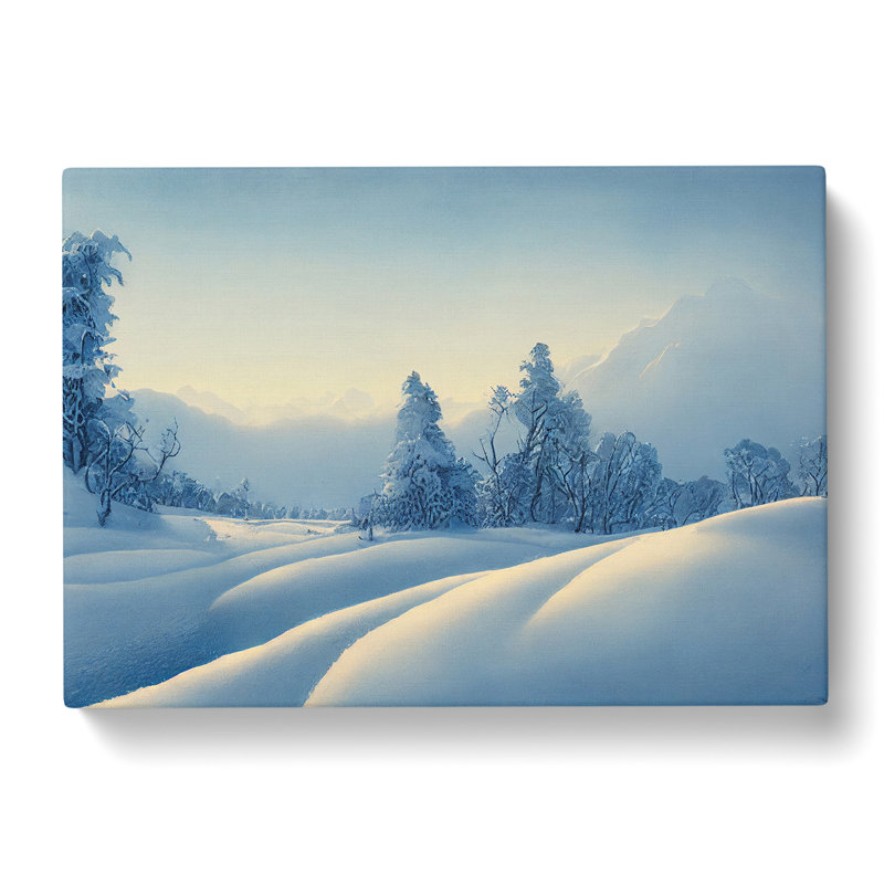Winter Forest Landscape Vol.7 - Wrapped Canvas