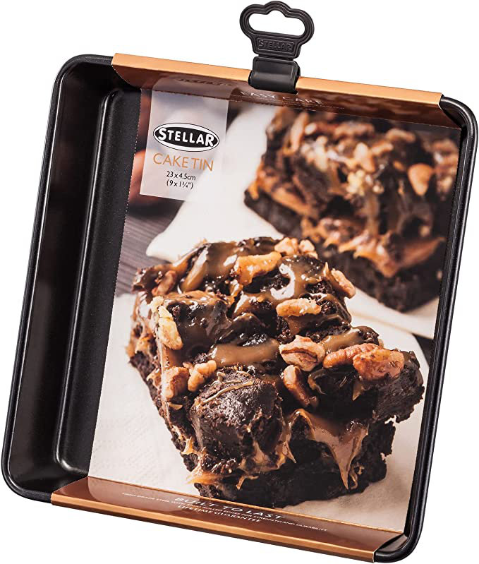 Stellar, Bakeware - Non-Stick Square Cake Tin