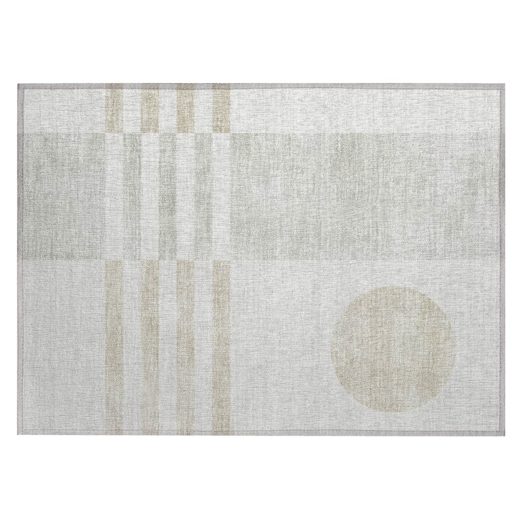 Machine Washable Indoor/Outdoor Amanda ACN2131 Geometric Rug
