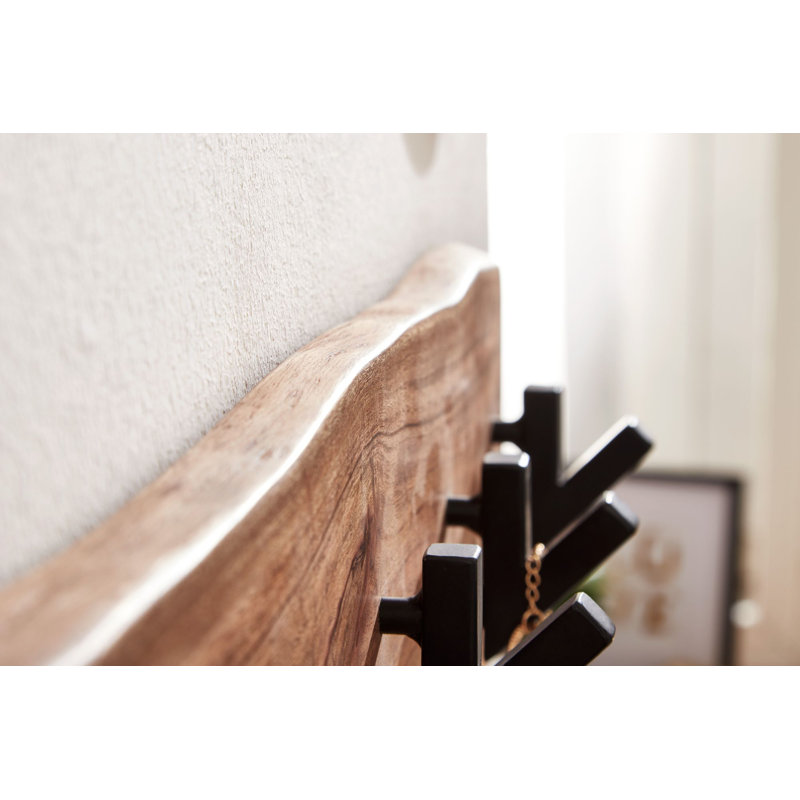 Verutiao Solid Wood Wall 8 - Hook Wall Mounted Coat Rack