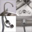 21.6'' L x 19.6'' W Silver Freestanding Handwash Station with Faucet