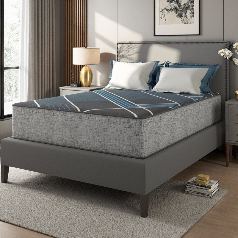 Matelas hybride moelleux 13 "avec gel rafraîchissant et ressorts Vane, Lit double