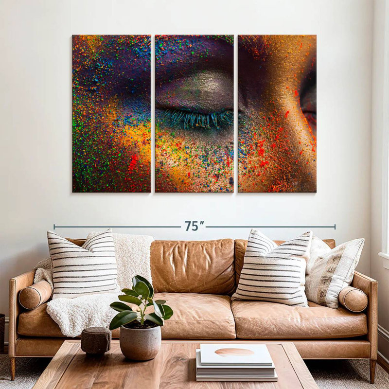 Shuttleworth Creative Speckled Makeup, 42" H x 65" W