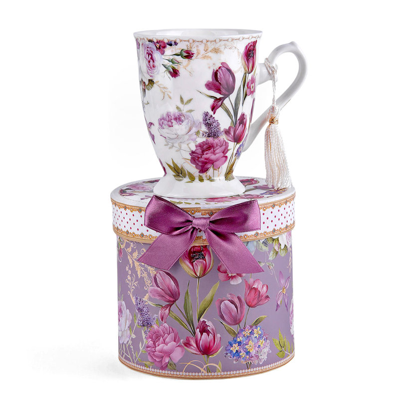 Tulip Tea/Coffee Tall Mug in Gift Box