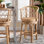 Tabouret de comptoir pivotant Bali & Pari Ayu