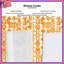Rideaux orange à motif damassé, voilages et voilages damassés - 1 panneau-1243384072-1243384309