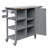 39.7'' Foldable Outdoor Kitchen Island Bar Cart With Stainless Steel Top-909309099