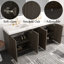 Meuble-lavabo double 72 po Modern