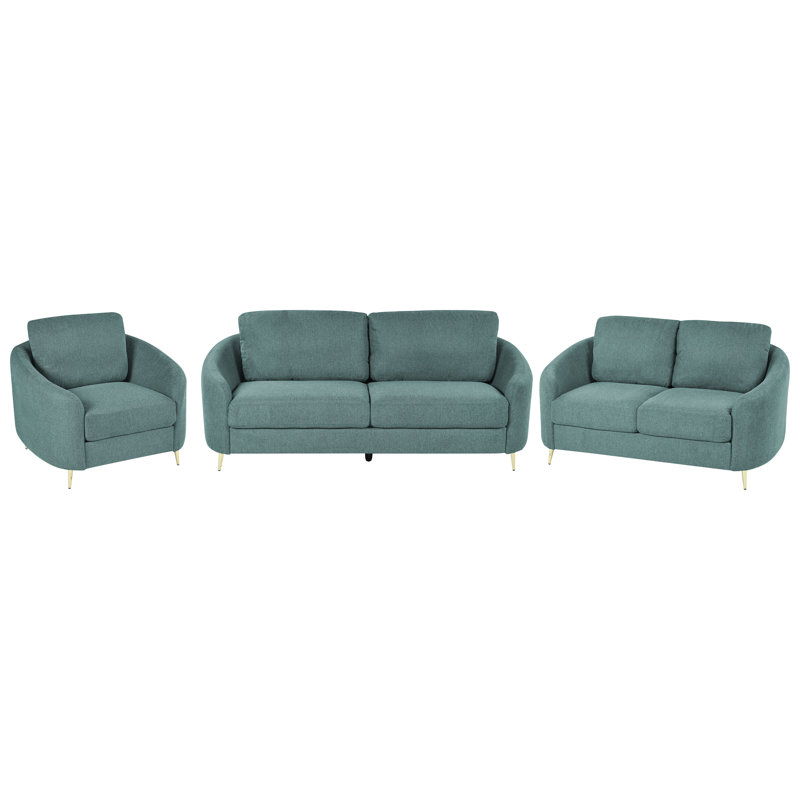 Hooversville 3 - Piece Living Room Set, Green