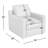 Belgrade Top Grain Genuine Leather Club Chair-741754687
