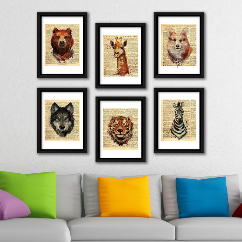 6 Piece Single Picture Frame Print