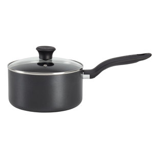 T-FAL COOK & STRAIN STAINLESS STEEL SAUCEPAN 3QT