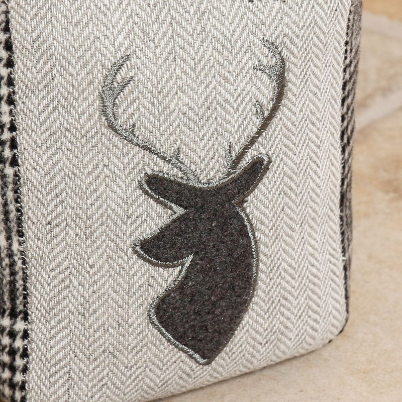 Stag Head Fabric Door Wedge