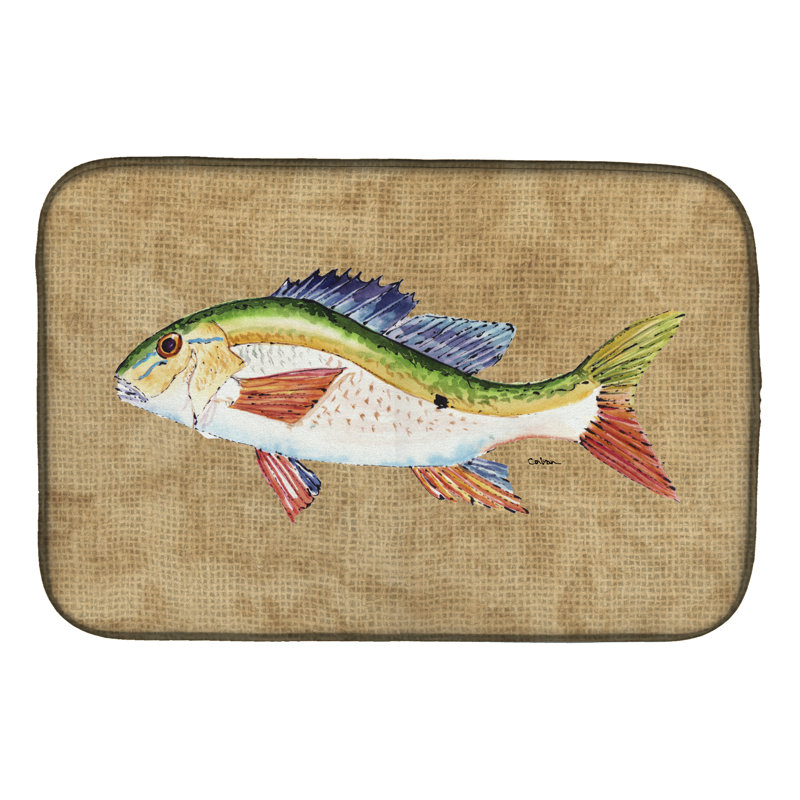 Tapis de séchage à truite arc-en-ciel