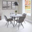 Coldiron Round Metal Base Dining Table