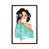 Toile avec cadre en bois brun classique n'est pas disponible